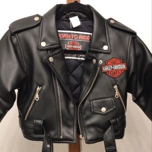 Harley Davidson Kid leather Biker jacket